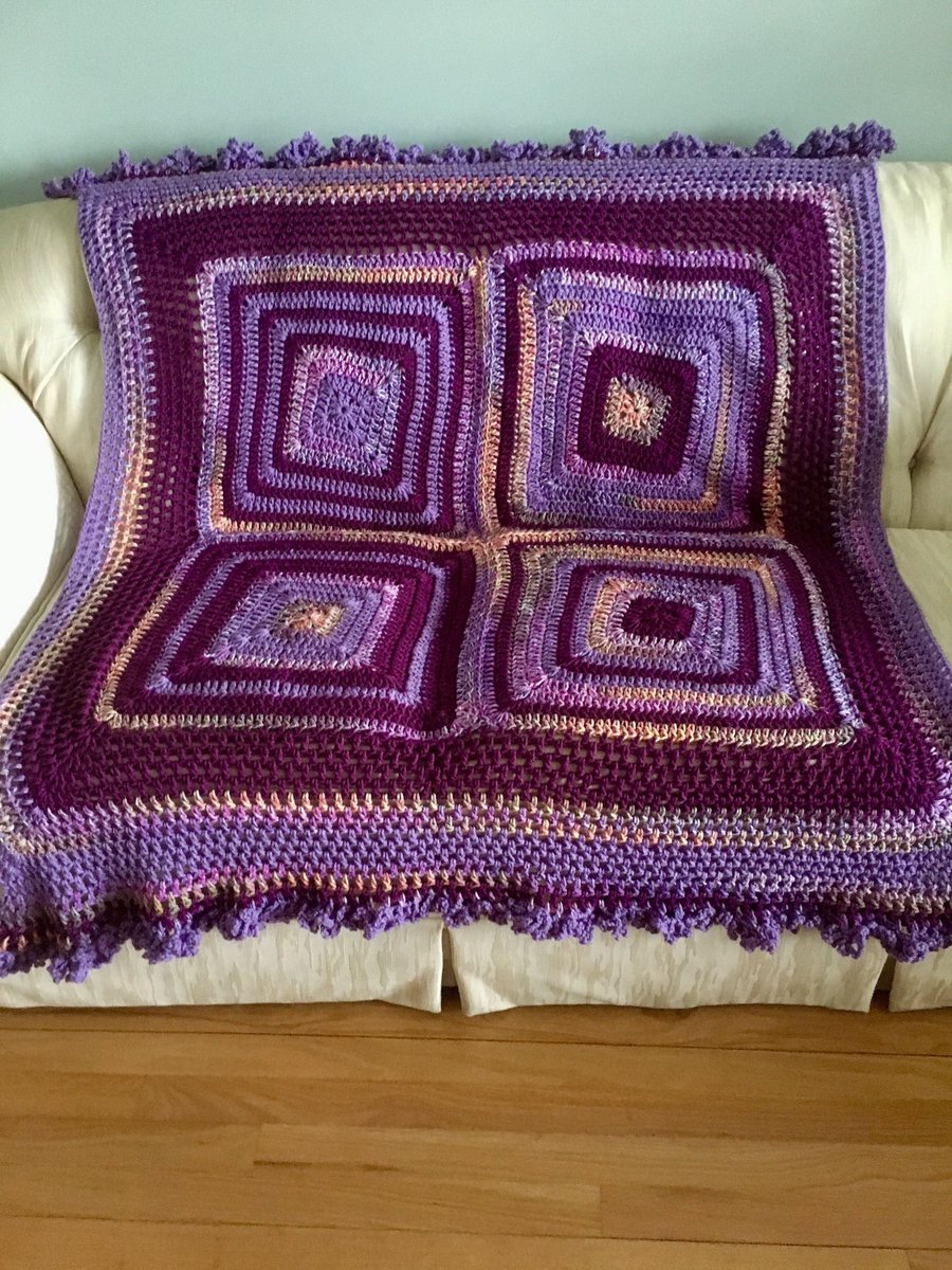 chestnutcrochet's tweet photo. https://t.co/naYmtgt4oZ
Sharing from my #etsy shop: Shades of Purple Crochet Afghan, Granny Square Crochet Afghan with Ruffle, Wedding Gift, Christmas Gift, Housewarming Gift, Ruffled Throw https://t.co/GGd4eqtO91 #purple #pink #bordered #purpleafghan https://t.co/g1M4LY4uIv
