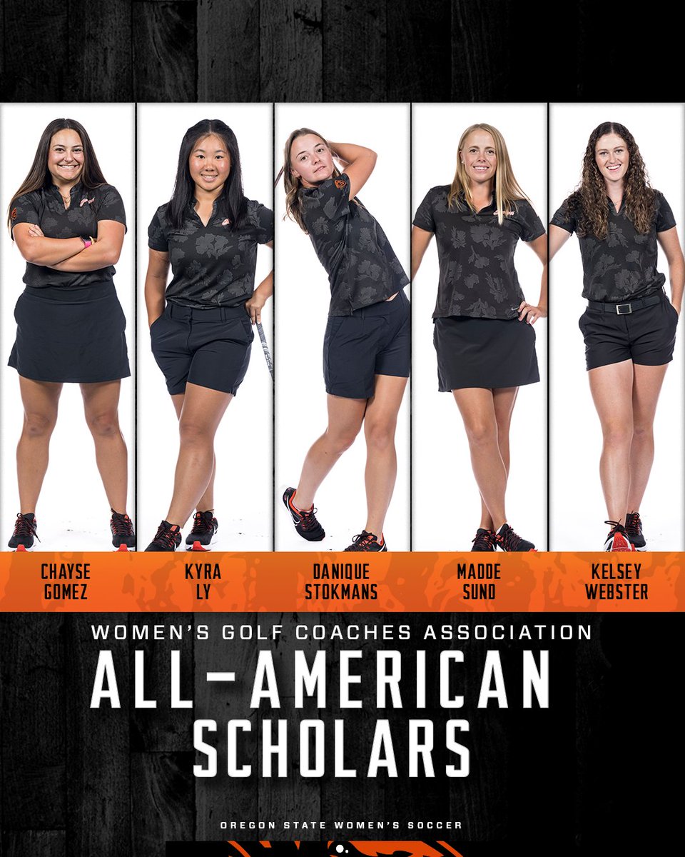 Congrats to Chayse, Kyra, Danique, Madde and Kelsey on being named a WGCA All-American Scholar! #GoBeavs

Release: osubeavers.com/news/2023/7/6/…