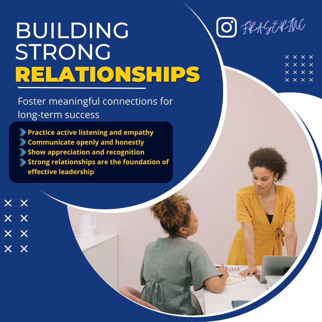 FraserInc_'s tweet photo. In a fast-paced world, where connections are made at the click of a button, it's crucial to remember the importance of building genuine relationships. It's through these meaningful connections that we find support, opportunities, and long-term success. https://t.co/fL7CNb45DQ