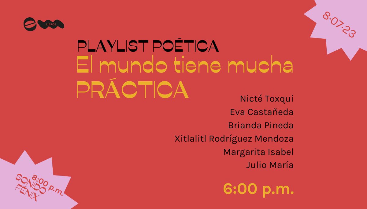 El sábado a la celebración del primer aniversario de El Entusiasmo. Preparamos actividades lindas con invitades especiales... ¡Acompáñenos! #Xalapa #ElEntusiasmoLibros @nict_toxqui, @brryanda, @pelanasinacento, @Tania_Tagle