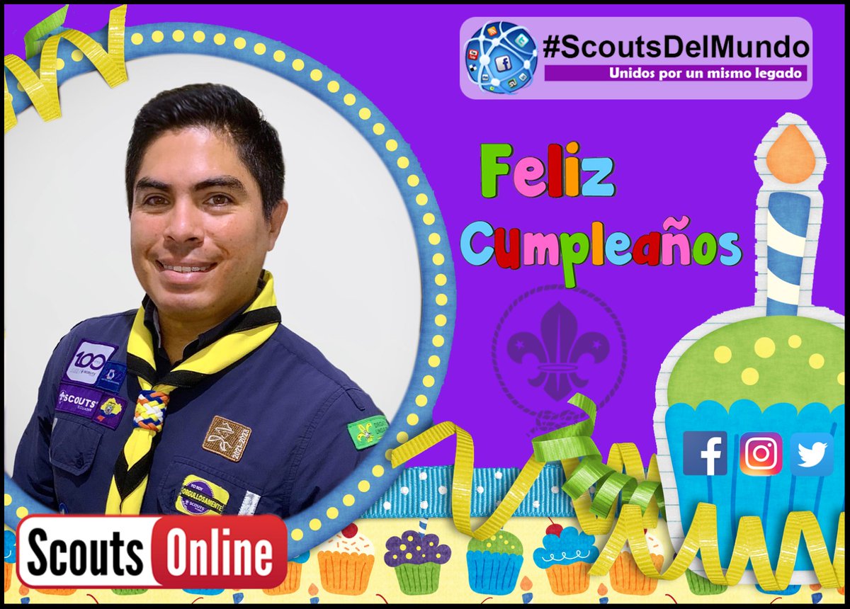 ScoutsOnlin's tweet photo. #CumpleañosScout
Douglas Tigrero del Grupo Scout #14  San Jose la Salle de Guayaquil - Ecuador, que esta de cumpleaños el día de hoy
Buena caza y largas lunas de parte de todos sus amigos y hermanos Scouts.
Foto proporcionada por Aurelio Ochoa Maruri de Ecuador
#ScoutsOnline https://t.co/kXWAraQkxN