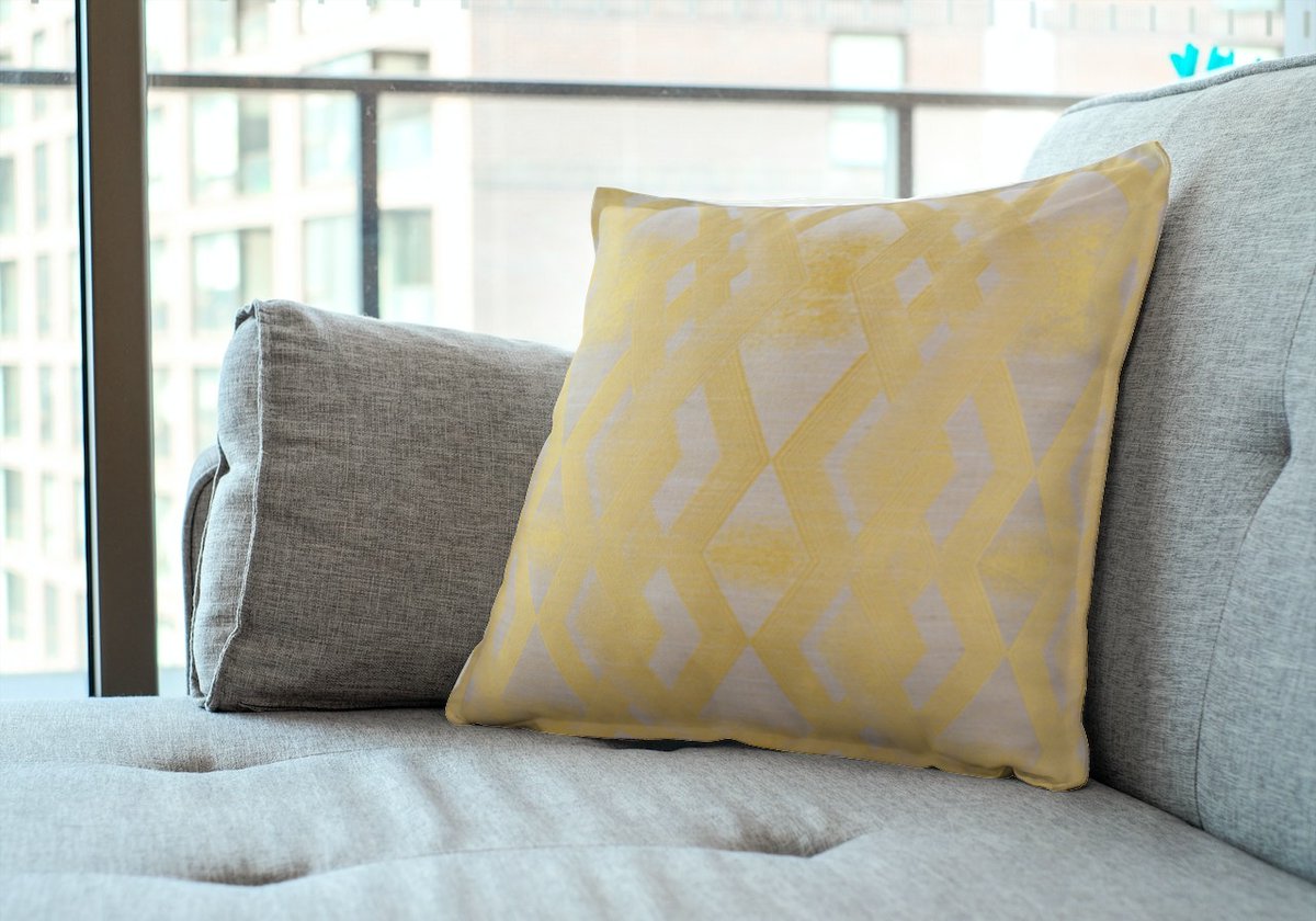 Transform a corner of your living room or bedroom into a cozy reading nook using throw pillows. Place a comfortable armchair or a chaise lounge against a wall, and then pile up plush throw pillows for added comfort and support.
#TwistPriss #Goldenpillow #pillow #Couch #homedecor