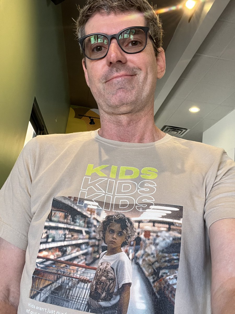 ctfrenchy's tweet photo. I've received 3 compliments on my shirt today from @kid3co and called attention to the wonderful work @anna_skates is doing. 
💜💜💜
Kids are relevant right now!!! https://t.co/LCtRtnS11A
