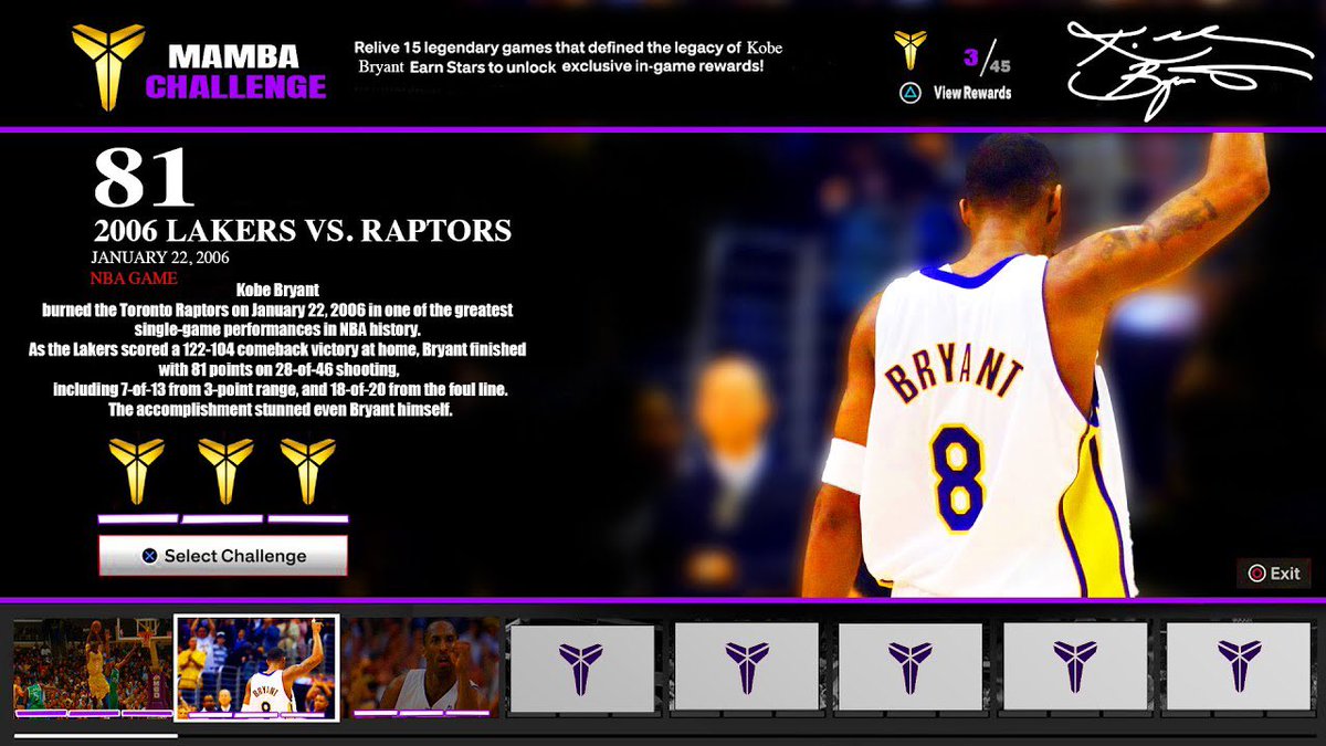 圖 #NBA2K24  Kobe Bryant