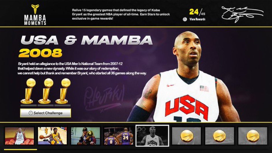 圖 #NBA2K24  Kobe Bryant