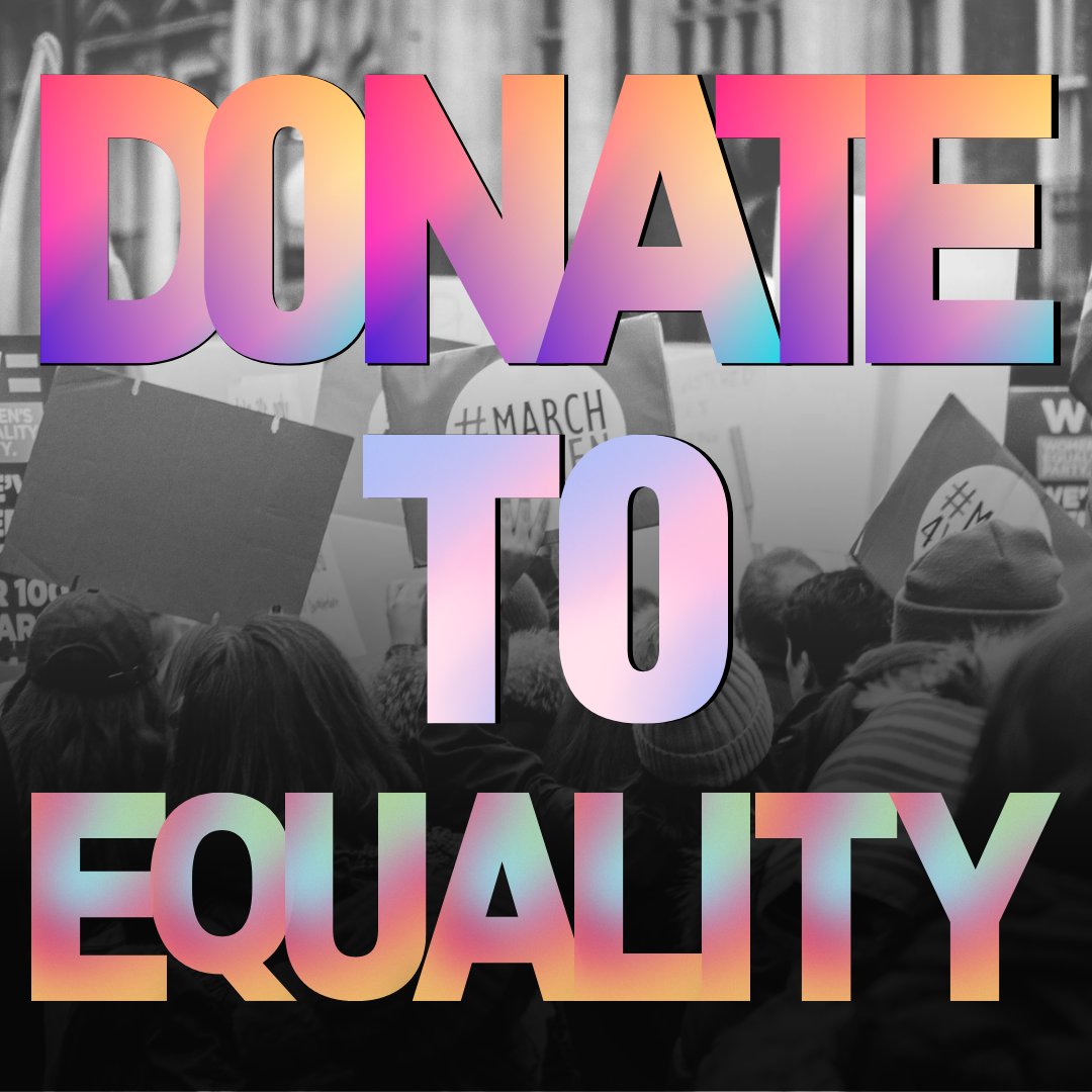 Your support also empowers us to unite leaders, advocates, and elected officials to address intersectional equality issues.

These are just a few of the many ways your support uplifts the equality issue. 

Please consider donating today! fundforwomensequality.org/donate?sl_tc=f…