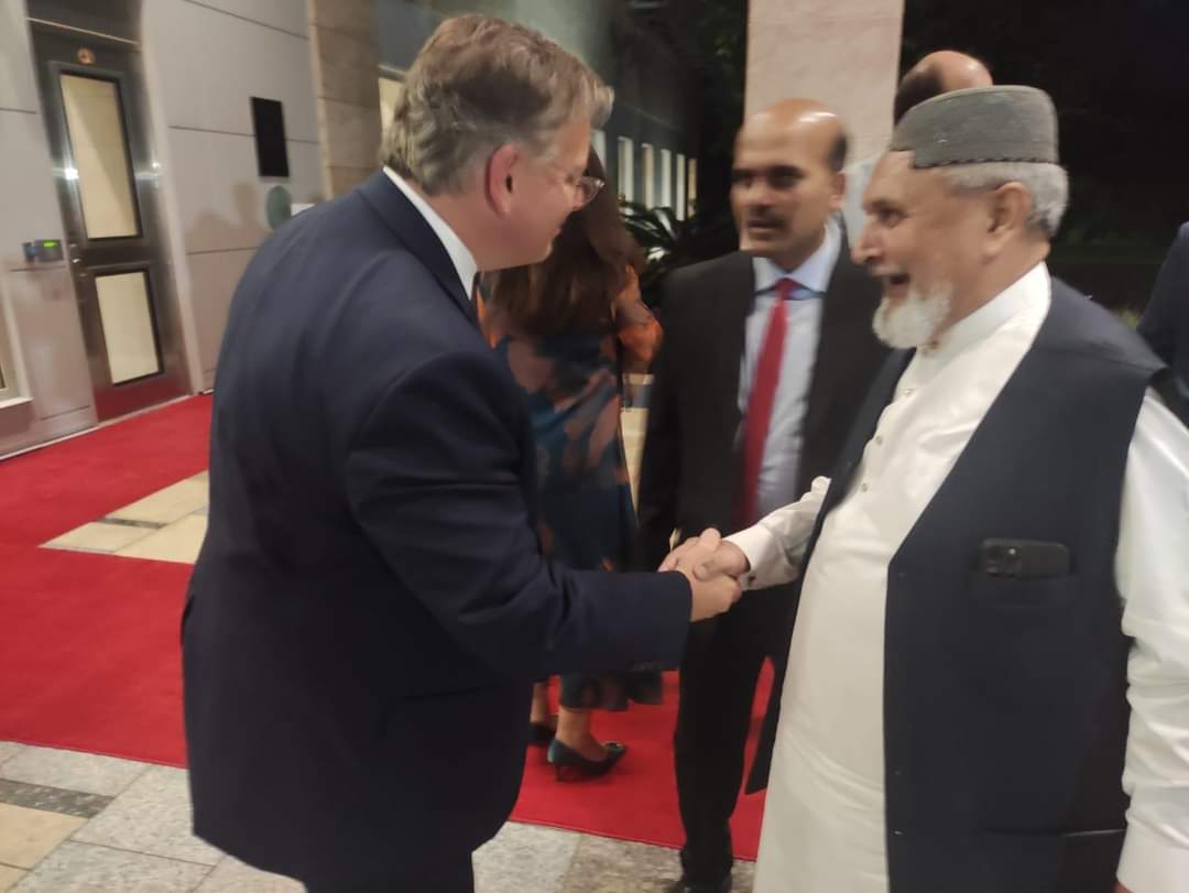 smhabibirfani's tweet photo. At US Embassy Islamabad,  With US Ambassador Mr.Donald Blome. 
6 July 2023.
#SundarSharif #SMHabibIrfani https://t.co/aPEuUX4QC1