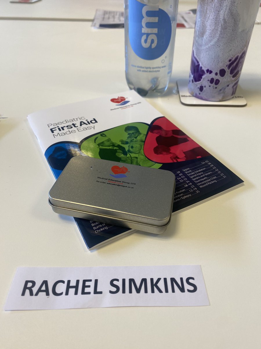 Paediatric first aid training day one done ✔️ 
Excited to join <a href="/TEAM_Woodlands/">Woodlands Primary</a> in September 🙌🏻