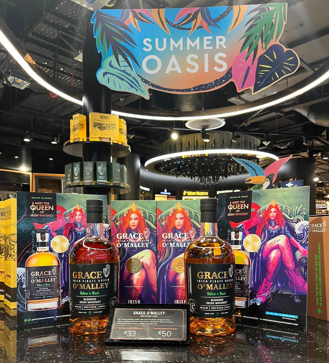 Meet the Queen of #Irishwhiskey on promo #sale #dutyfree #dublinairport T2 for the month of July #drinkaware