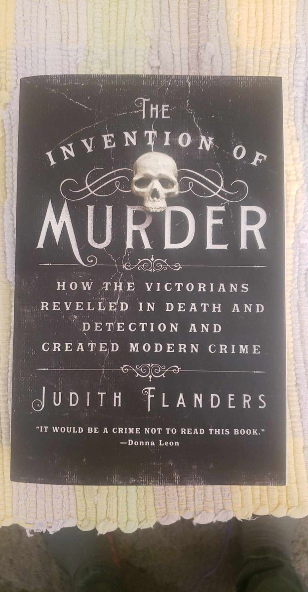 New read. 

The Invention of Murder by @JudithFlanders 

I'm super excited for this one!!!!

#newread #booktwt