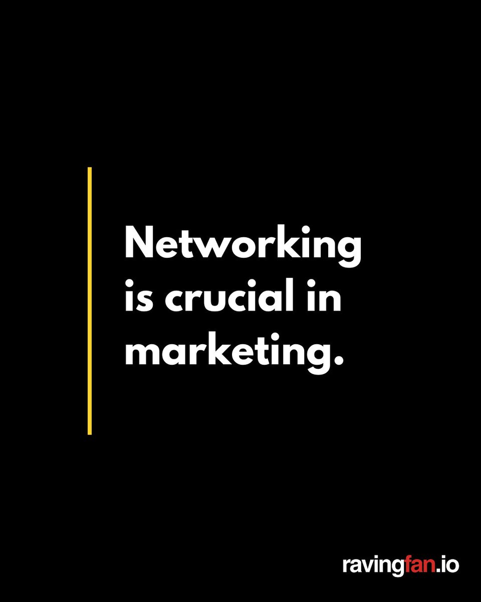 Wevvr_io's tweet photo. Networking is a game-changer in marketing. Build relationships, seize opportunities, and watch your success soar! 🤝✨ #NetworkingGame #MarketingSuccess #ConnectAndThrive #GrowTogether #BusinessNetworking #MarketingTips" 

Join the conversation and share your networking exper ... https://t.co/2g0vL7LNAb