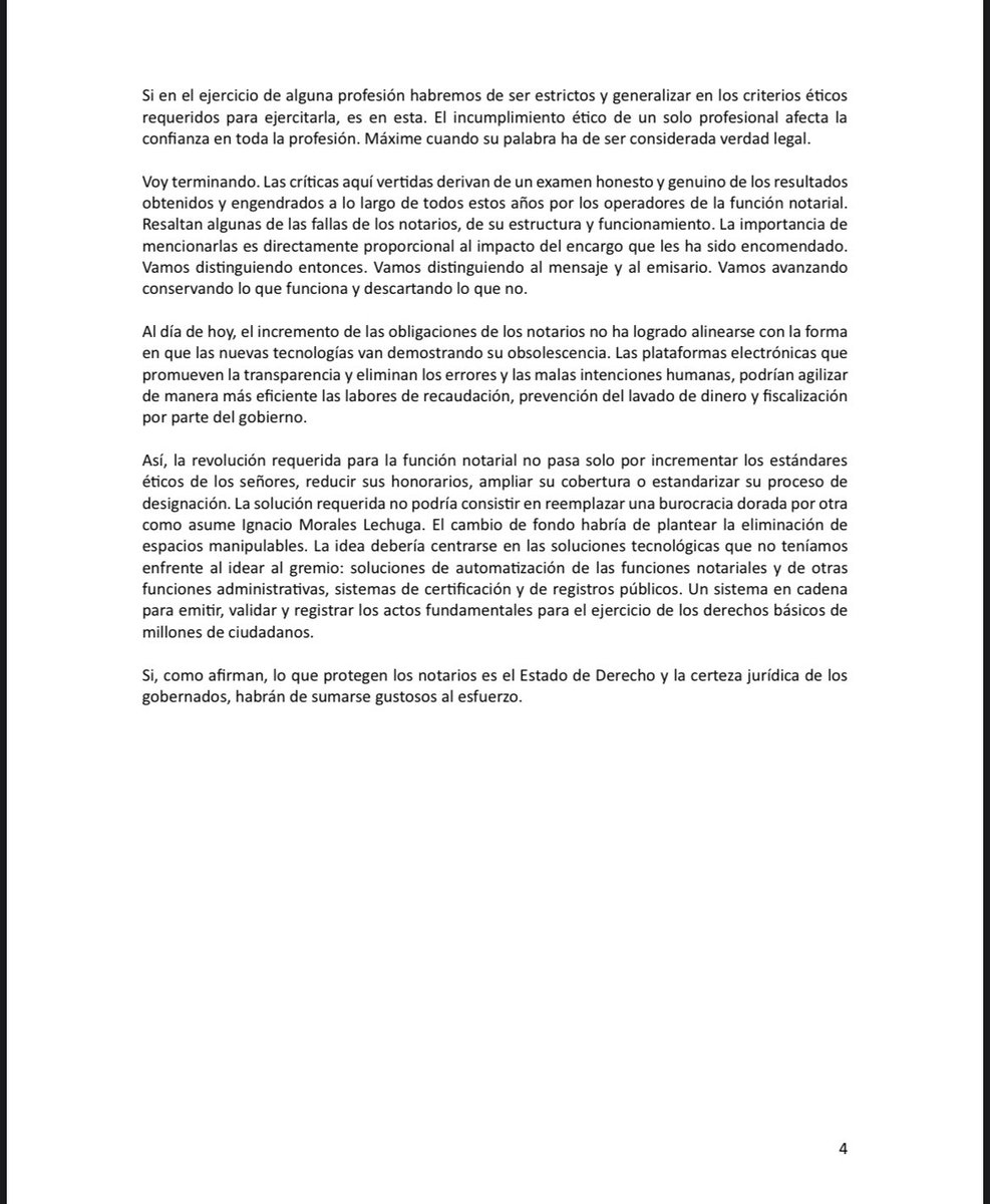 vannessarr's tweet photo. Hace un par de semanas hice una crítica a la función notarial en México. El notario @irmoralesl refutó mis argumentos.

Aquí mi contrarréplica 👇🏻 https://t.co/4XPsG0gtOr