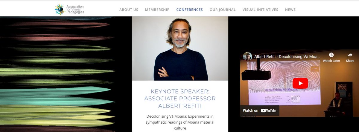 ForVisual's tweet photo. 📢 Dive into the thought-provoking recording of Assoc Prof Albert Refiti's keynote. Join us online to gain valuable insights and explore visual pedagogies🌺🌊
https://t.co/bncy11e6pK
#DecolonisingVāMoana #SympatheticReadings #CulturalDecolonization #KeynoteSpeaker #AlbertRefiti https://t.co/tSxof3EU0q