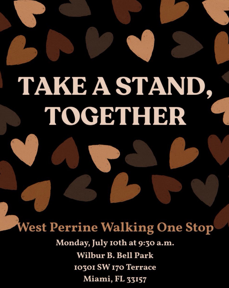 Our next @WalkingOneStop is coming up on Monday! We will be walking with representatives from @mdjsd , @MiamiDadeCounty , and @KathyFndzRundle ‘s office to offer social services to our #MiamiDade citizens who need it most.