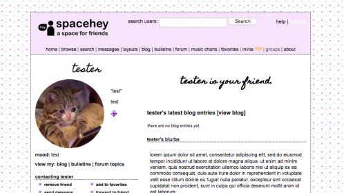 spacehey's tweet image. my space, my rules
spacehey.com