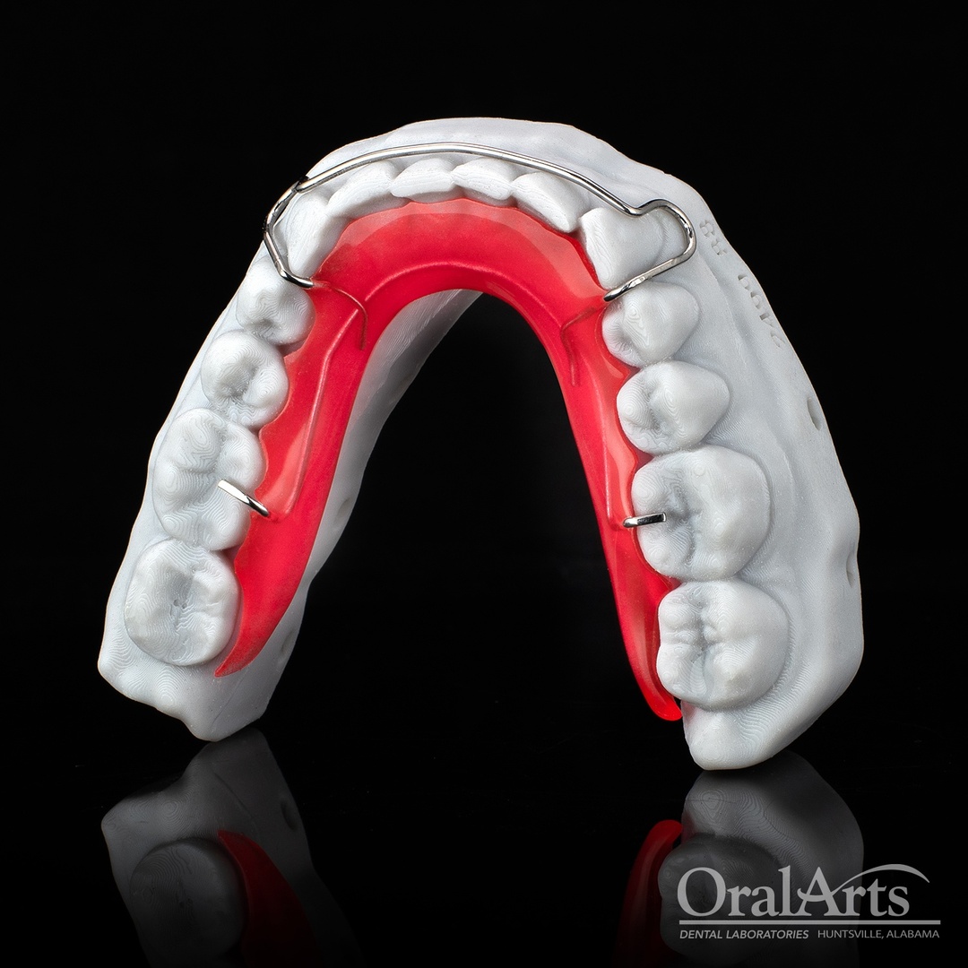 OralArtsDental's tweet image. Check out this beautiful red Hawley #Retainer! Our ortho team has the skills to give your patients a unique retainer they will love &amp;amp; be happy to wear. #Dental