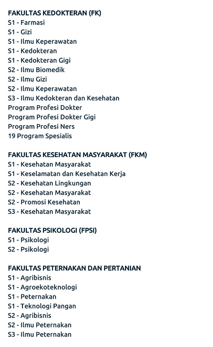 IDGeografi's tweet photo. Universitas Diponegoro (UNDIP)
Fakultas dan Jurusan

#undip #GI_fakultasdanjurusan
Part (1) https://t.co/ski3flWQ04