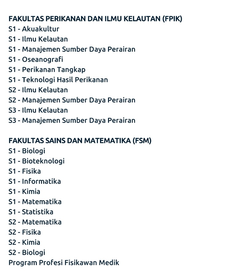 IDGeografi's tweet photo. Universitas Diponegoro (UNDIP)
Fakultas dan Jurusan

#undip #GI_fakultasdanjurusan
Part (1) https://t.co/ski3flWQ04