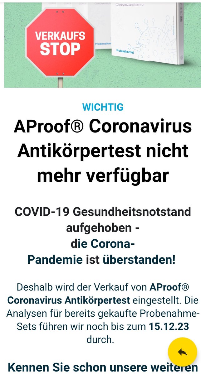 Unaufgeregt vernommen:
Geht mir gerade weniger um Wahrheit oä. Bissi unbedacht von mir, dass wir unseren "regelmäßig checken"-Plan hierüber nur bis Jahresende durchziehen könnten.

Aber vielleicht gibt's anschließend auch Ergebnisse der mitlaufenden Studie(n?)