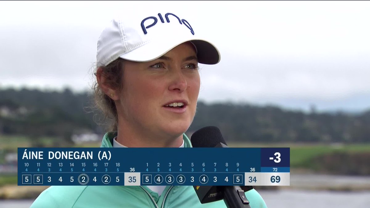 A dream start for <a href="/DoneganAine/">Aine Donegan</a> at Pebble Beach. 👀 #USWomensOpen