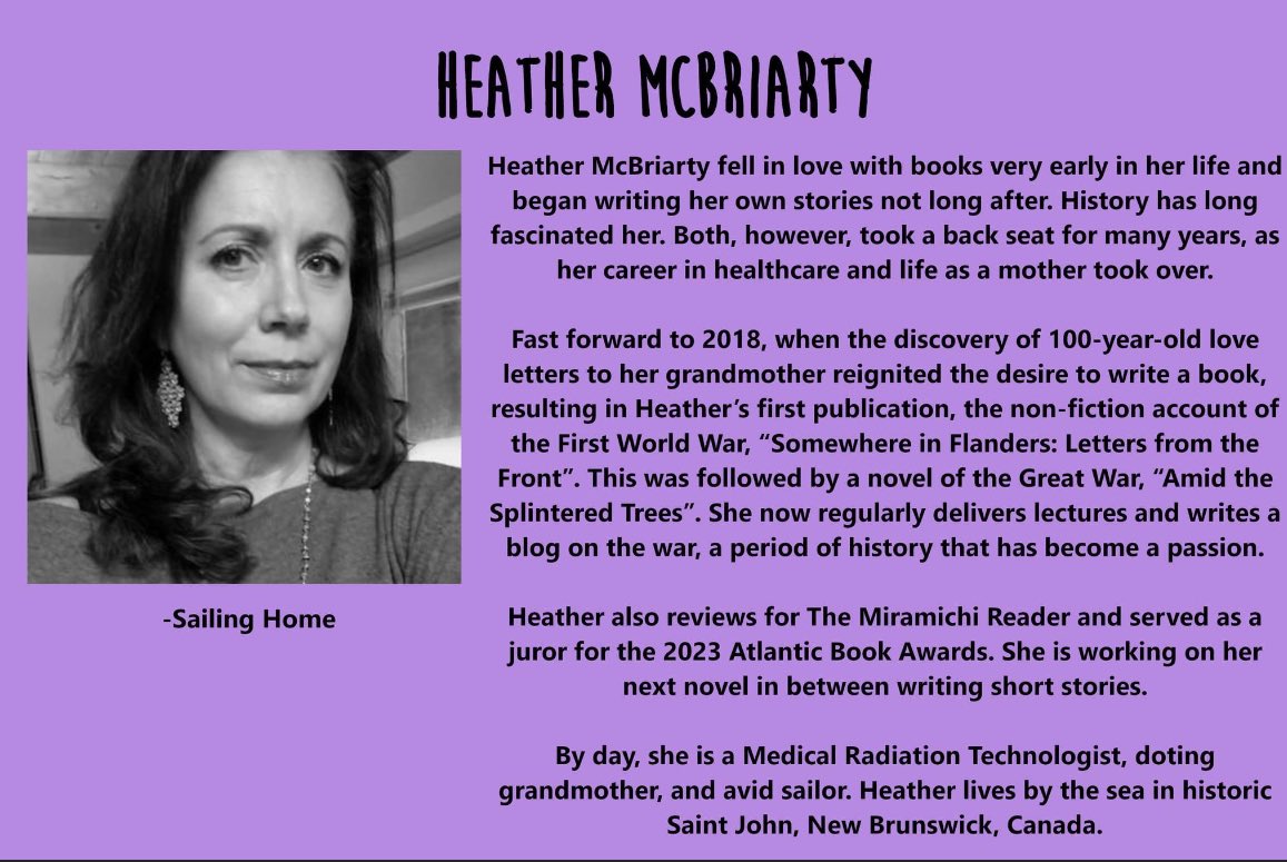 Number 2  is a debut author featured in the upcoming Monsters in the Fog