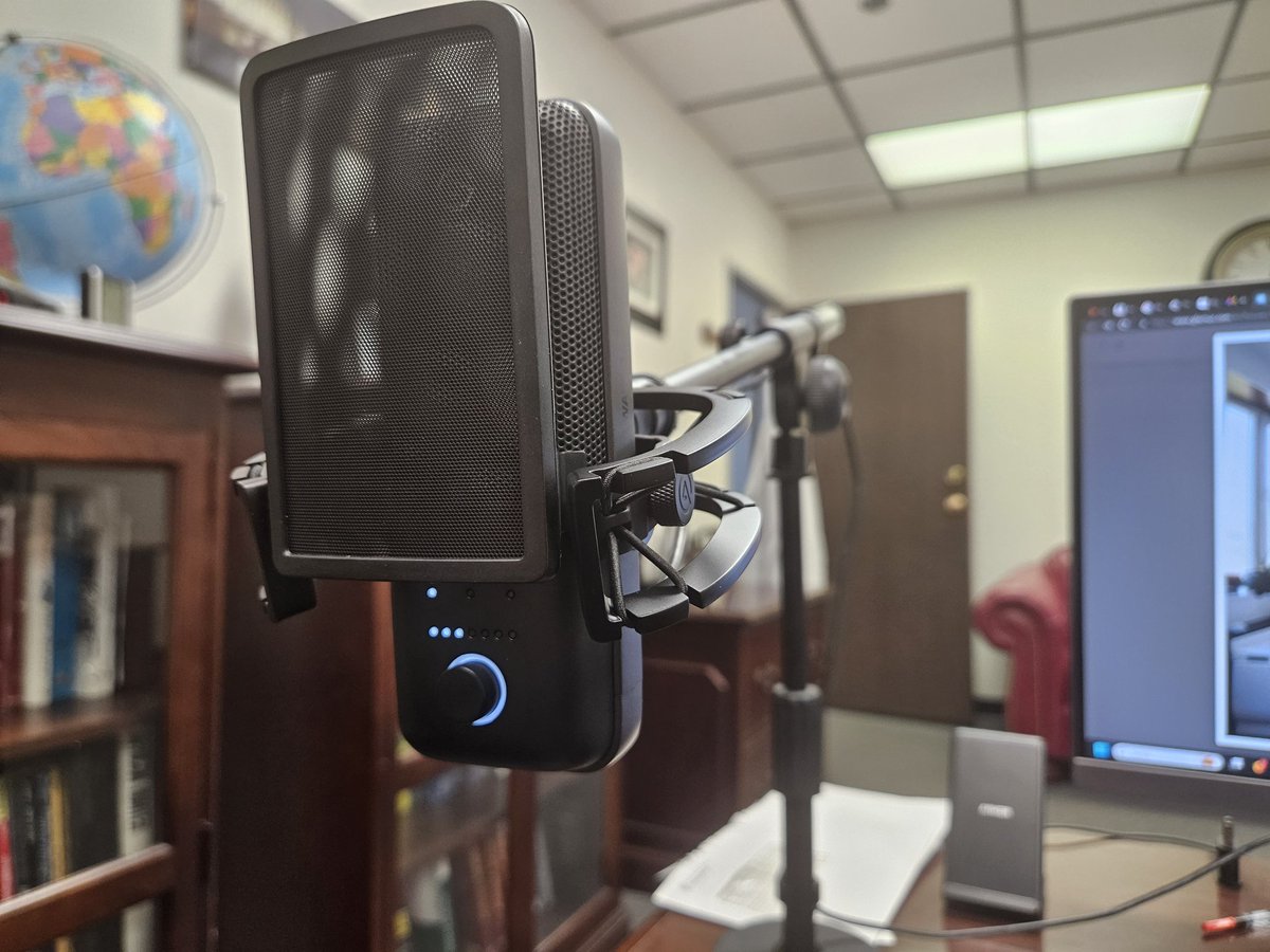 A little overkill for video conferencing, but you will at least hear me clearly 😁😆🤣