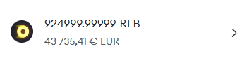 it looks like my multiple buys on $rlb were a good call, can't predict what happens in the short term but i expect this to keep climbing in the mid/long term, already up a lot with a bag now worth 43,7k EUR, thanks @rollbitcom again as always for the great execution!