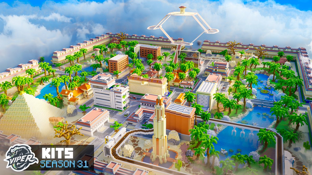 Kits Season 31 takes place in 1 HOUR! All punishments have been wiped and the queue is now open.

To celebrate, we will be giving away the following:
🌴 5x High Roller Rank
🌴 5x Viper Ranks
🌴 15x Mystery Boxes

Follow us, Retweet, and Like to enter. 🐍💚