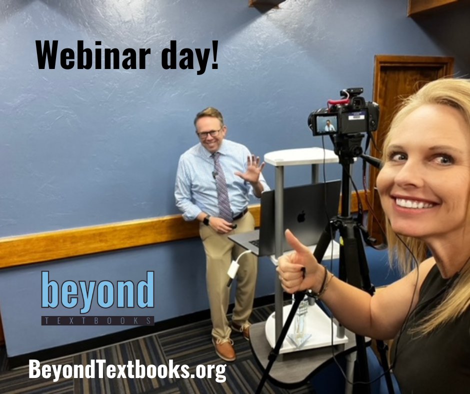 Webinar time!

5 New Features on the BT Website in 23/24! BT Partners - we hope you'll tune in!

#BeyondTextbooks #education #teaching #Webinar