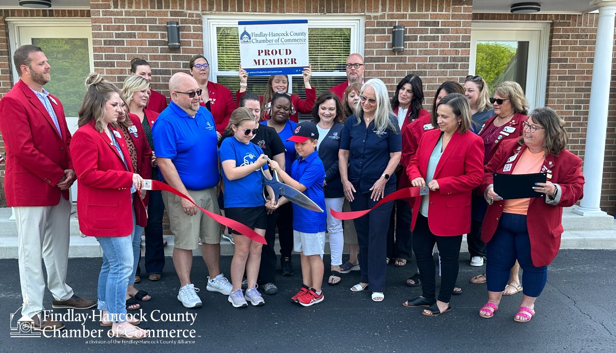 Catching up on our June ribbon cuttings: We had a great time back on June 3 when Coldwell Banker Flag City held a ribbon cutting to celebrate bringing a premier brand back to Findlay!