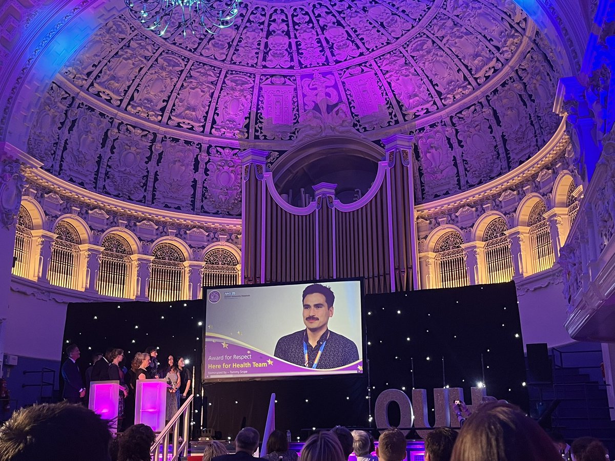 What lovely words about such a hard working &amp; caring team! Well done to the Here for Health Team. #OUHAwards23