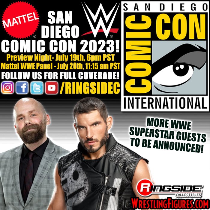 Mattel San Diego Comic Con 2023 WWE action figure reveals: photos