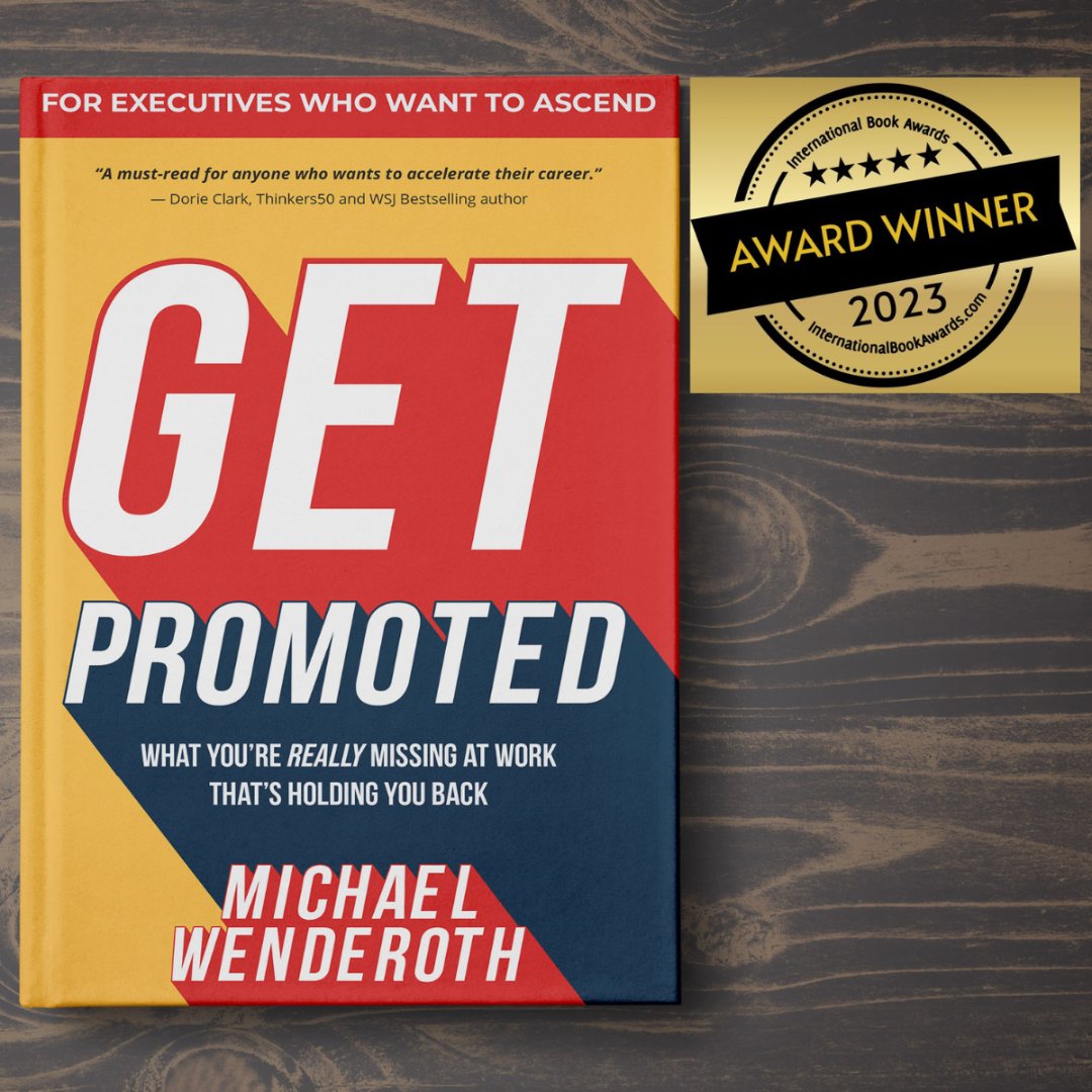 Honored to lean that Get Promoted won the 2023 International Book Awards for Business: Careers! Thrilled my book is helping accelerate careers.  You can grab a copy here: loom.ly/dgMxV3U

#leadership #executivecoaching #careermanagement #internationalbookaward2023
