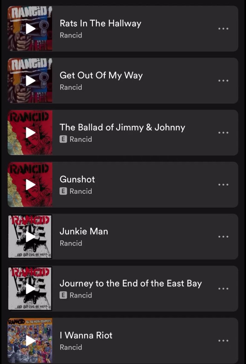 Rancid's tweet image. 30 Songs / 30 Years. Create a playlist of your top 30 Rancid songs from the past 30 years for a chance to win a ‘Tomorrow Never Comes’ merch bundle.

Enter here: rancidrancid.com/30songs30years