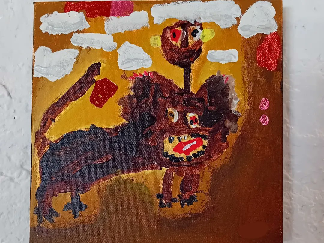 JasmineR_Coop's tweet photo. A great day at the @Delightcharity in Watt's Exhibition where the children's paintings of their hybrid mythical creatures are being hung at @WattsGallery 💙 Delight is a #Caterham @coopuk Local Community Fund group &amp; here is the huge impact that our #members have 💚
#itswhatwedo https://t.co/0WgwigGric
