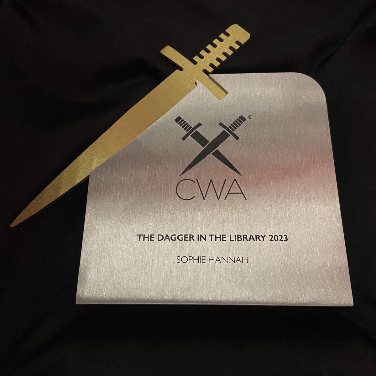 David Brawn (@thespellchequer) on Twitter photo Congratulations <a href="/sophiehannahCB1/">Sophie Hannah</a> on winning the Dagger in the Library! <a href="/The_CWA/">The Crime Writers’ Association</a> <a href="/HarperCollinsUK/">HarperCollinsUK</a> Congratulations <a href="/sophiehannahCB1/">Sophie Hannah</a> on winning the Dagger in the Library! <a href="/The_CWA/">The Crime Writers’ Association</a> <a href="/HarperCollinsUK/">HarperCollinsUK</a>