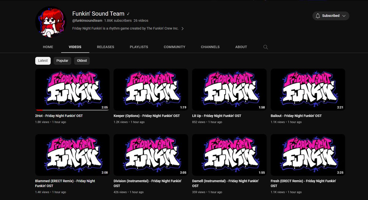Ninjamuffin9's tweet photo. We uploaded a couple of songs to YouTube. so you can hear a little of what's coming for this update ;) https://t.co/fWDoQBrqgh