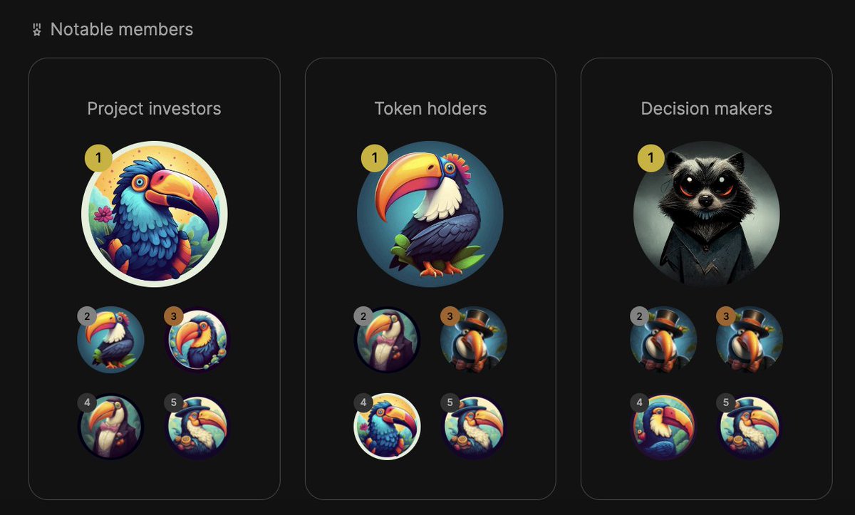 You can get a personalized name and avatar on #Toucans (toucans.ecdao.org) by purchasing a @findonflow name! Click 'Create Profile' at the top right or simply head to find.xyz and attach it to your wallet :) I see @DiamondNFLAD 👀