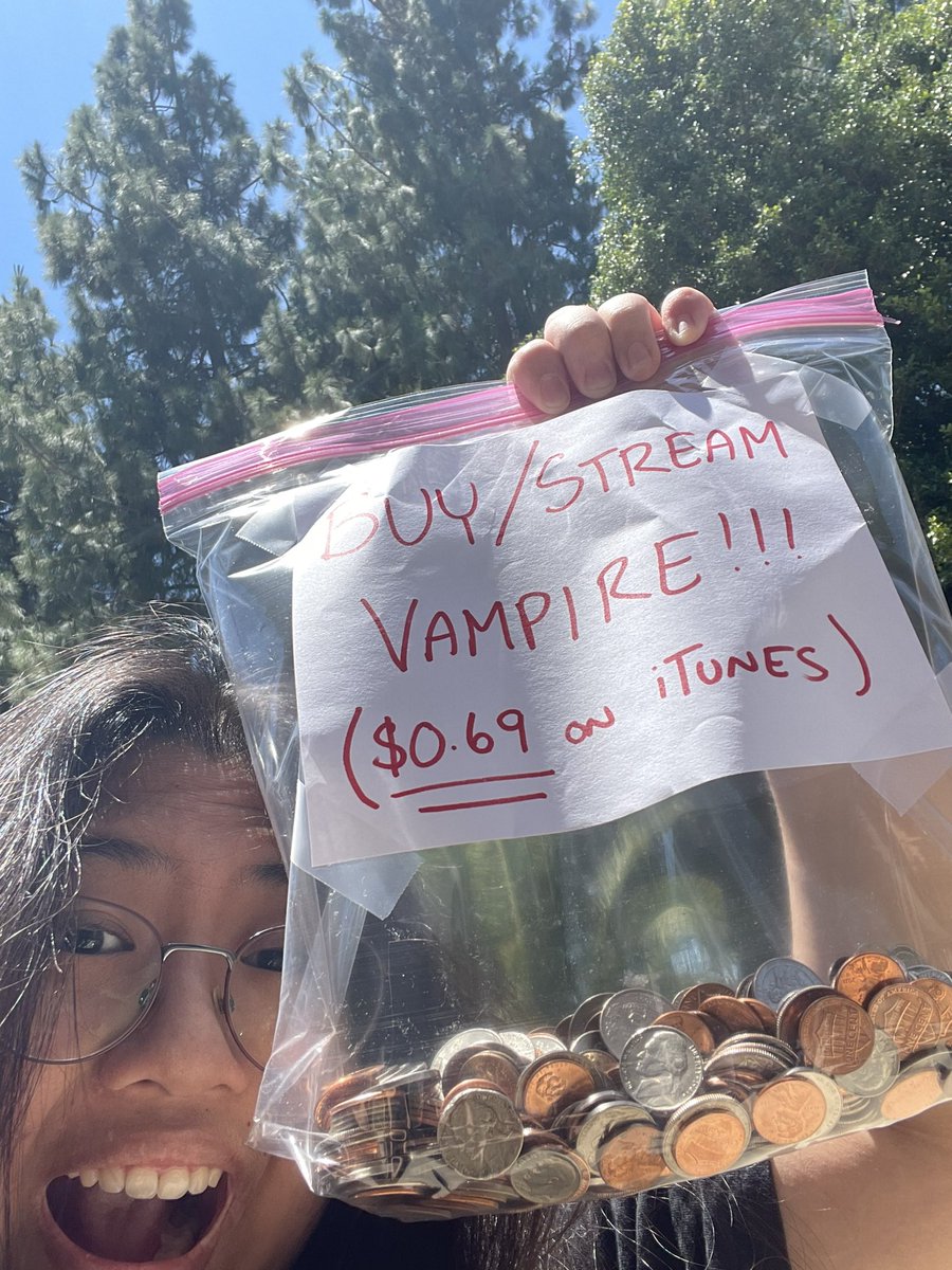 yyysabellaaa's tweet photo. full nick miller mode to get people to buy/stream vampire!! 🤩🤭🦇🩸 #vampireOR #vampirelisteningparty
VAMPIRE TO #1 🧛🏽❤️🩹
https://t.co/qKvXbXBu4f https://t.co/AmLj3uFtnP