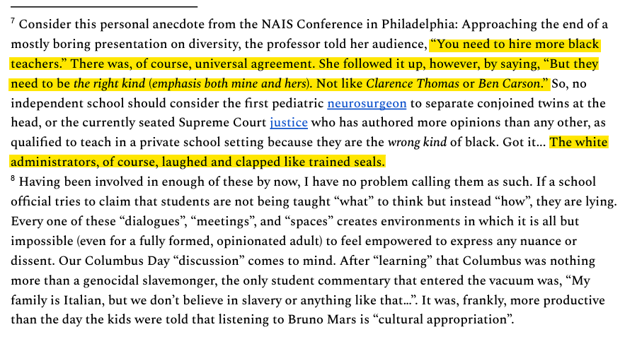 In 2020, 2021 and 2022, a dedicated English teacher wrote three poignant appeals to his administration. Primary sources for future historians documenting the hidden rebellion against wokeness in private schools. Read them at The Ethical Educator, link in next tweet.