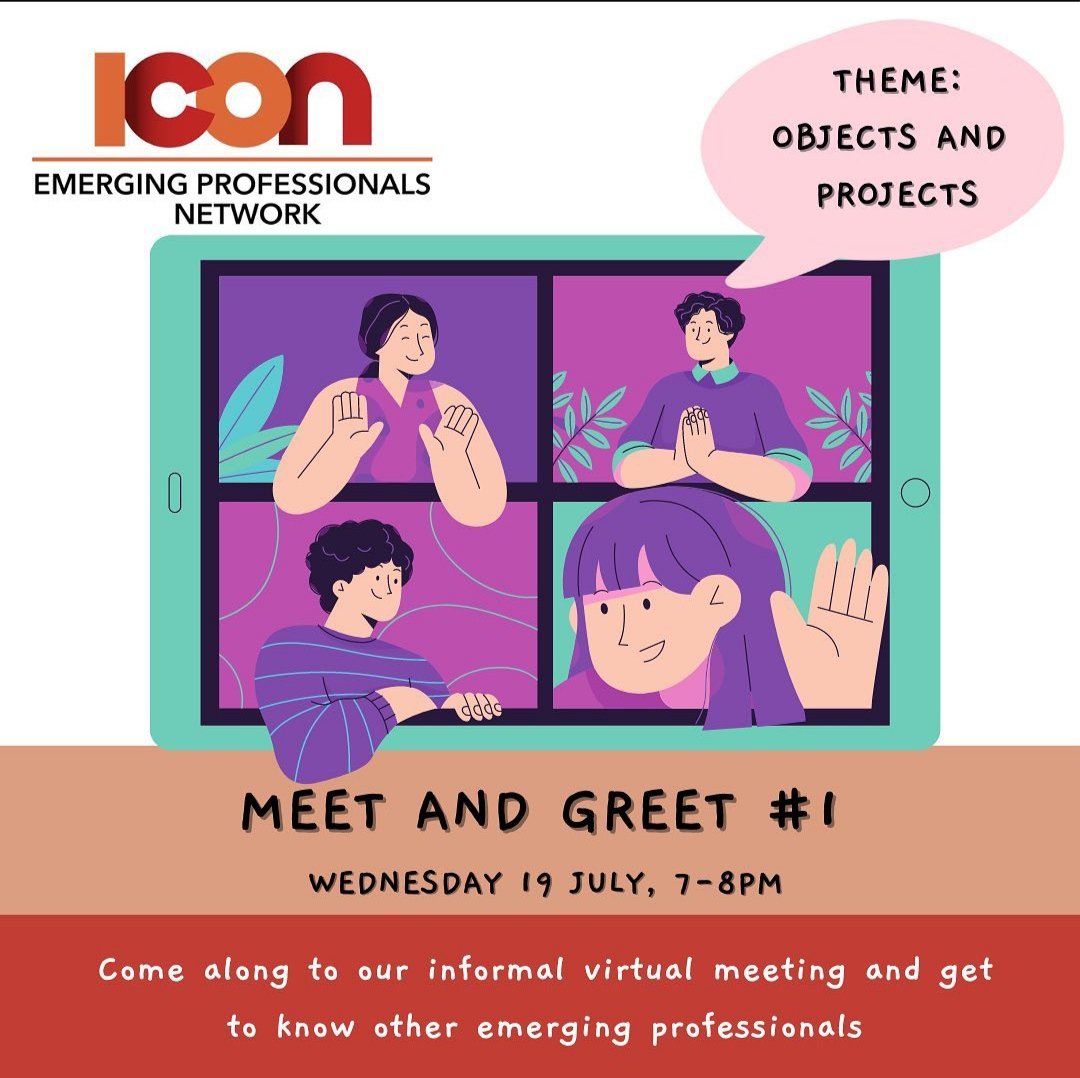 IconEPN's tweet photo. Come and say Hi and get to know some fellow emerging professionals on July 19th from 7-8pm!
#event #emergingprofessionals #conservators #artconservation https://t.co/vrRJKHkcPA