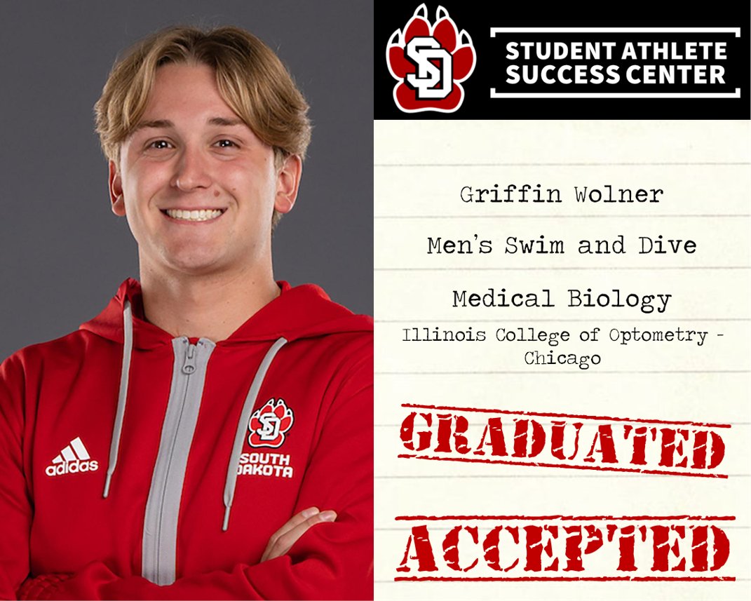 SascUsd's tweet photo. Our 2023 Graduate Series begins with @griffinwolner. Griffin completed his Medical Biology Bachelor’s Degree this spring. This fall, Griffin will begin attending the Illinois College of Optometry in Chicago. #GoYotes https://t.co/QStkkWi8lk