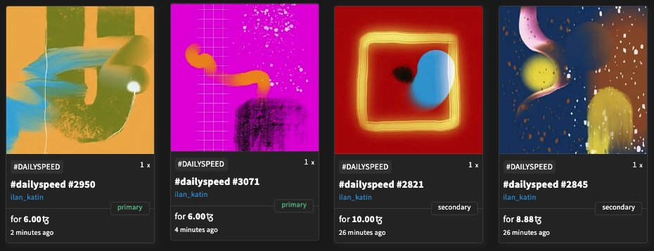 ilan_katin's tweet photo. it seems karmacowboy is snatching up #dailyspeed pieces . and some very nice ones that had remained unsold for one reason or another .
. 3 more #tezos sent to the @StatelessDAO fund raiser ! https://t.co/sW1kcbBpQ7