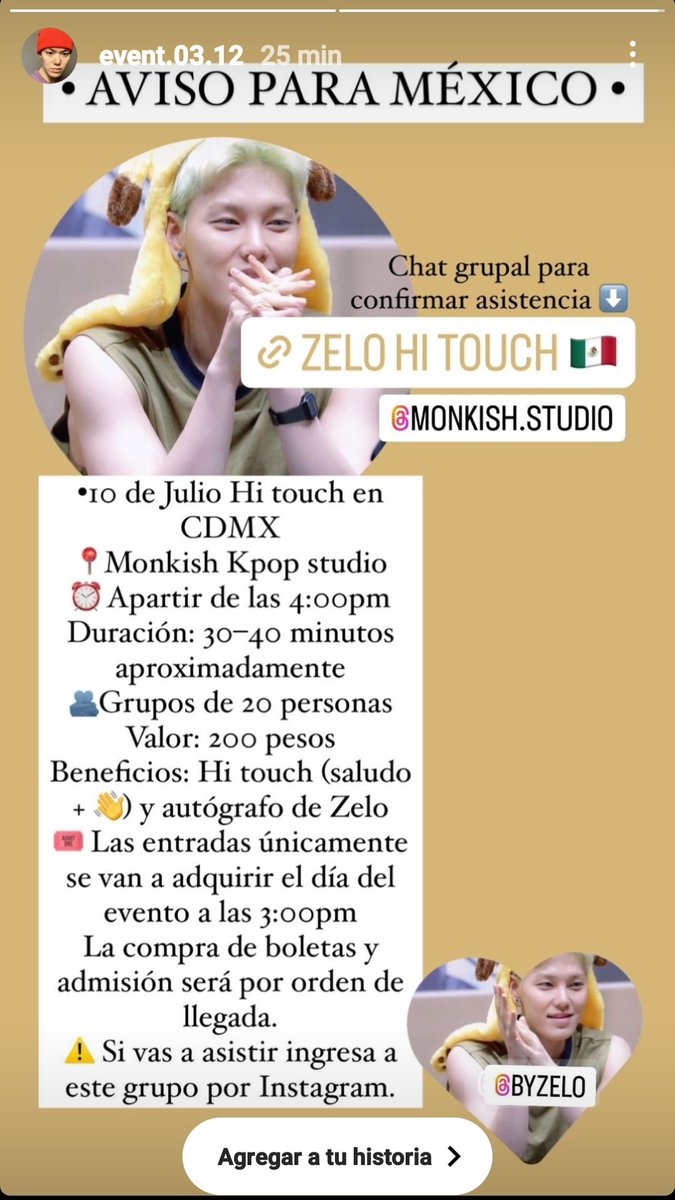 monkishStore's tweet photo. No dejen pasar la oportunidad de saludar a @byzelo
#Zelo #Fanmeeting #ZeloHitouch
#MonkishStudio
Plaza Galerias de las Estrellas
Local J30 p.a.
Lunes, 4pm
Venta de boletas para acceso el mismo dia en el estudio 3pm
Info en el mismo enlace.
Los esperamos
https://t.co/VQGvIc9g5Q https://t.co/KNSxEr0KnF