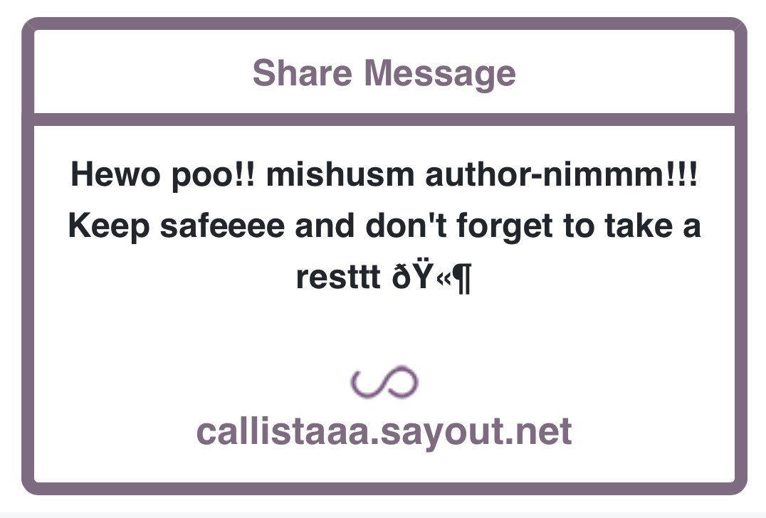 missed yall too 😙 #callisays