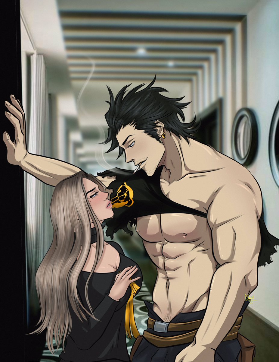Glowx_21's tweet photo. Commision work π
#BlackClover #captainyami https://t.co/1vIJdrhynw