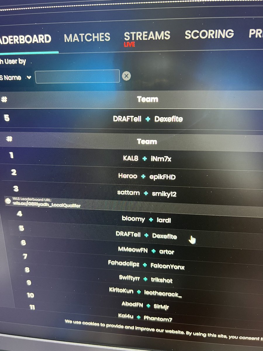 Dexefite's tweet image. qualed to finals, and landing here

with the best @DRaFTell_