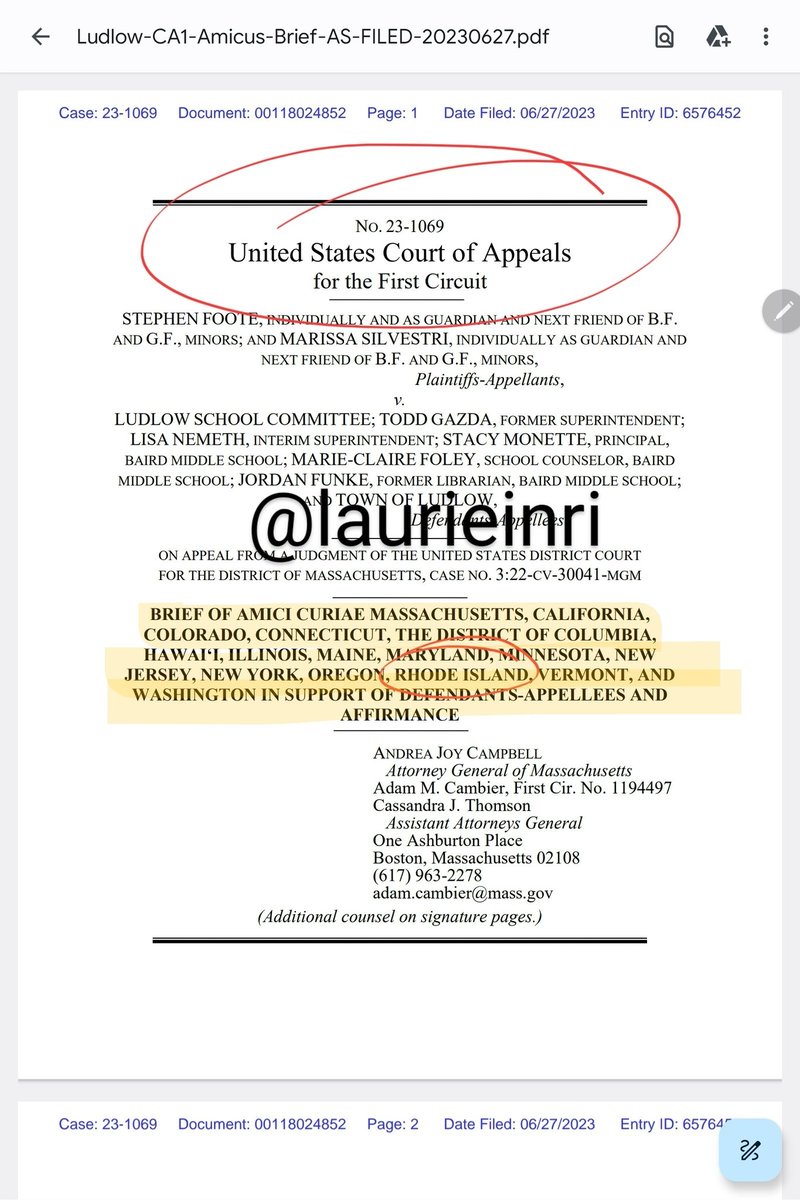 laurieinri's tweet image. #yoohoo @PeterNeronha @AGNeronha @NewJerseyOAG @mattplatkin

You are cordially invited to join our Twitter Space tonight and explain why you joined this amicus brief.

#parents want to KNOW.