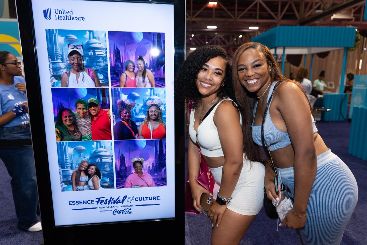 UHC's tweet photo. #ESSENCEFest may be over, but the celebration of Black women’s health continues. Each stage in life has its unique challenges and health questions. We’re here to support you with resources to help guide you along the way. https://t.co/MPeJVOVEmL #ESSENCEFestxUHC https://t.co/lbDFSKXAls