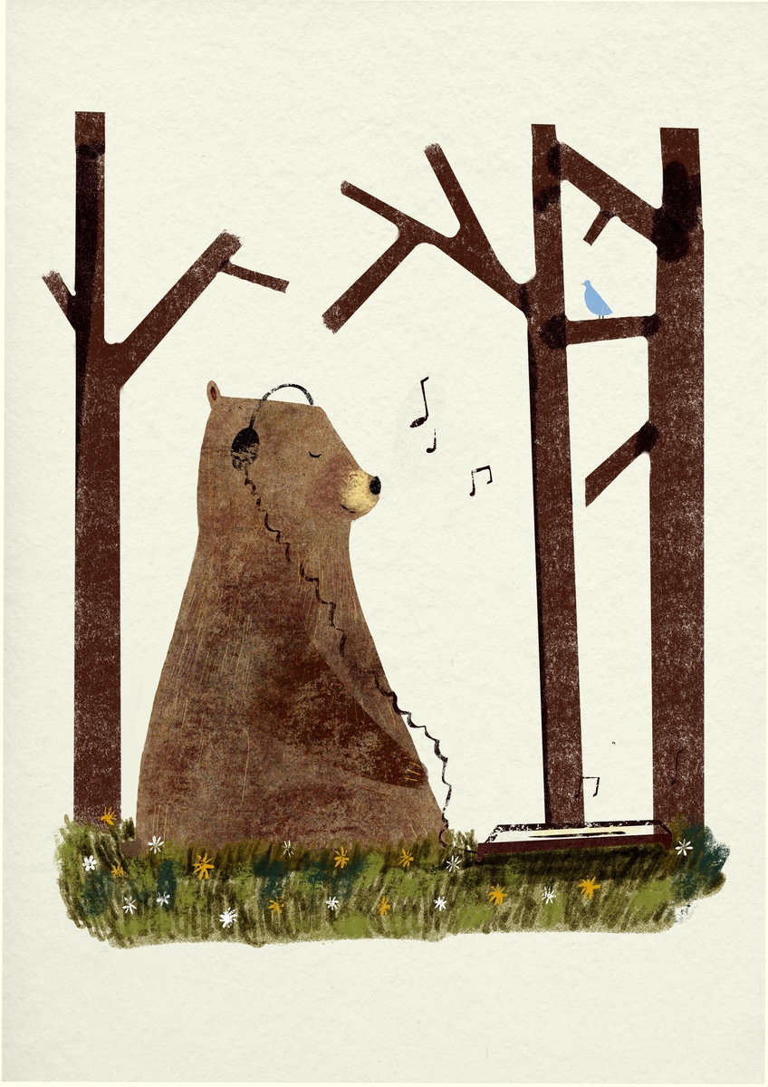 Jammin' Out 🎵#KidLitArt 
--
Illustration by #BrightArtist Ella Hobbis | Represented by #BrightAgent <a href="/sus__penny/">Sus Penny</a>